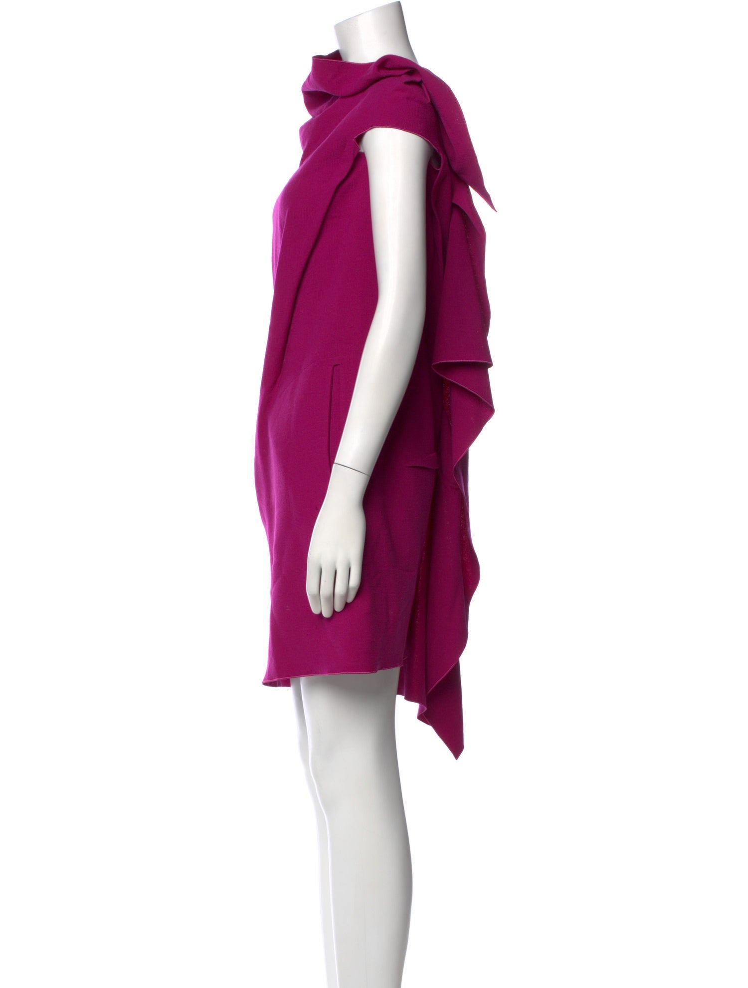 RM by Roland Mouret Wool Knee-Length Dress