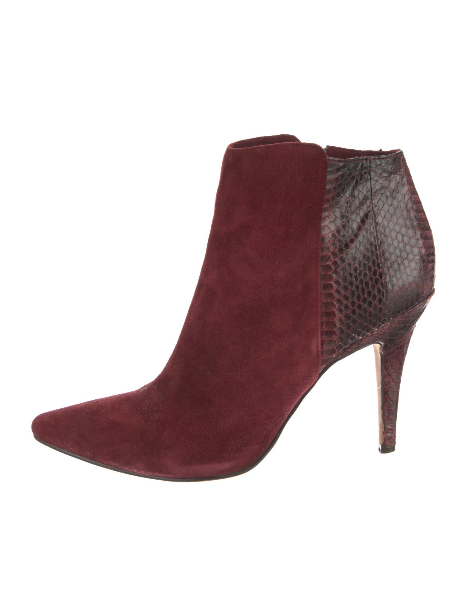 Rosegold Suede Animal Print Boots