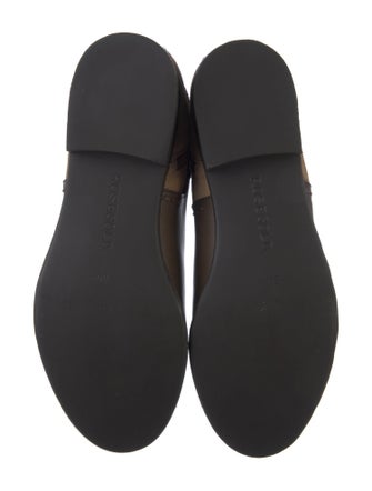 Rosegold Leather Colorblock Pattern Boots