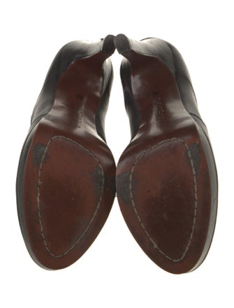 Rosegold Leather Pumps