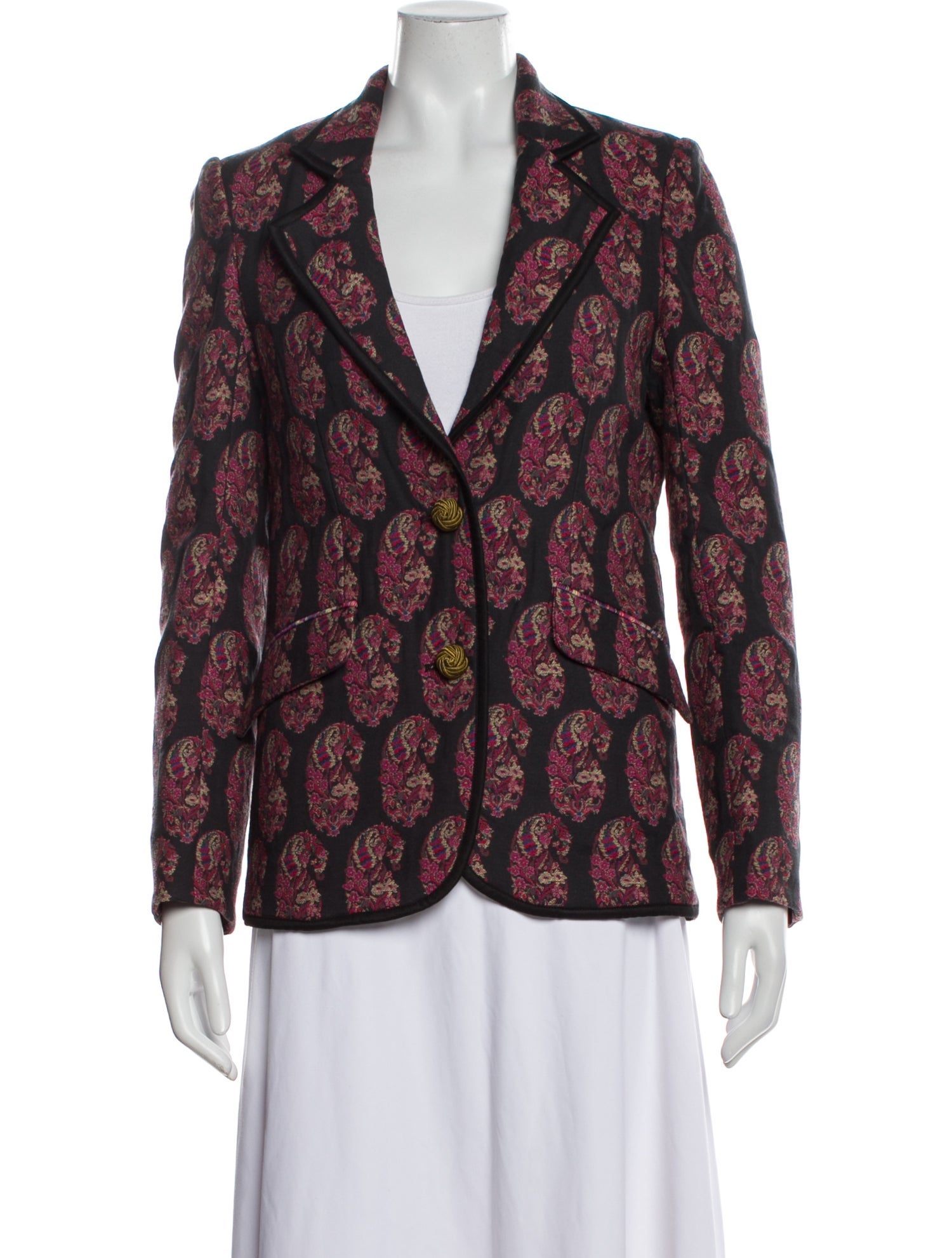 Rosewater House Paisley Print Blazer