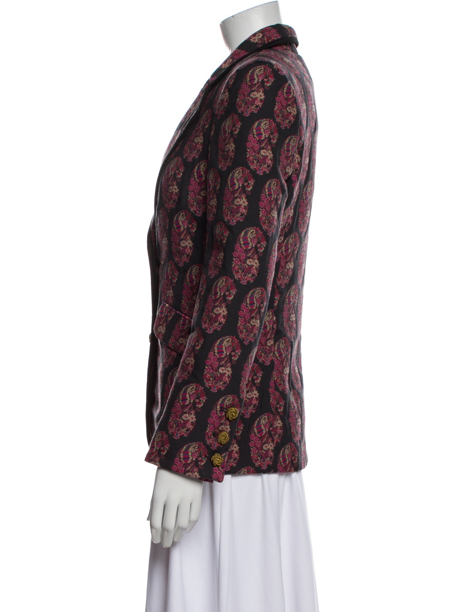 Rosewater House Paisley Print Blazer