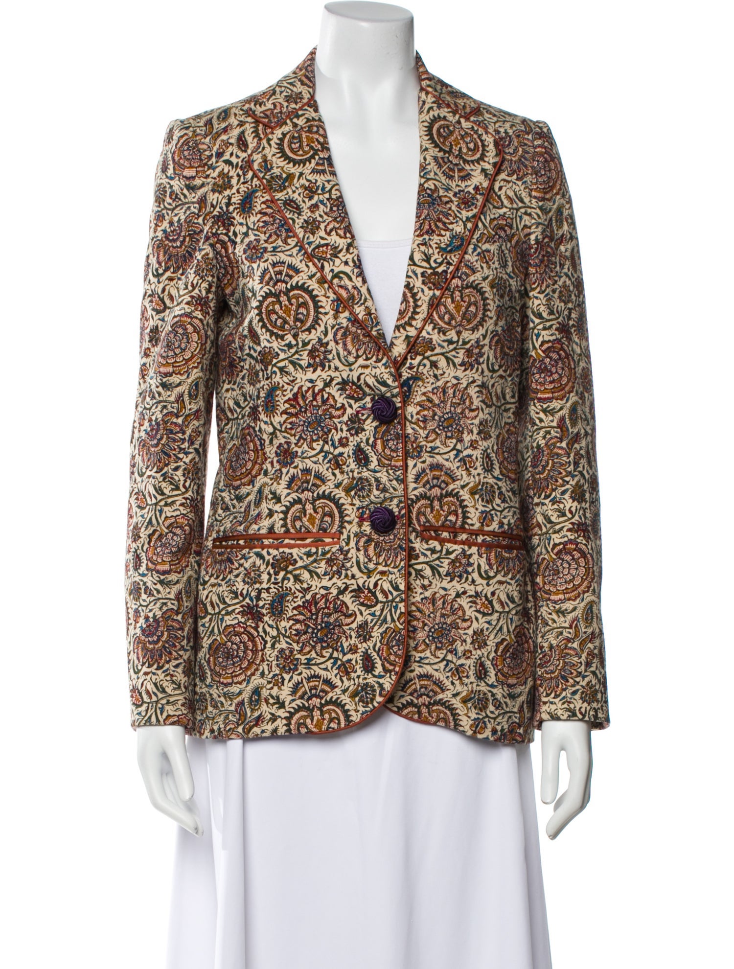 Rosewater House Printed Blazer