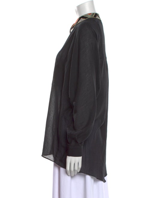 Rosewater House Silk V-Neck Tunic