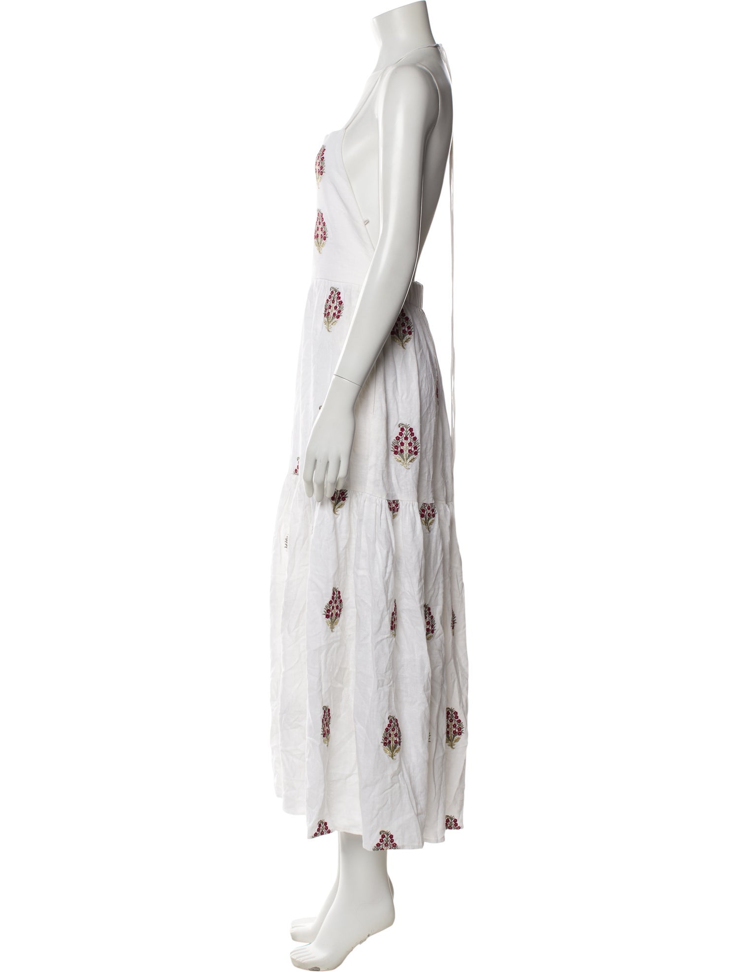 Rosewater House Linen Midi Length Dress w/ Tags