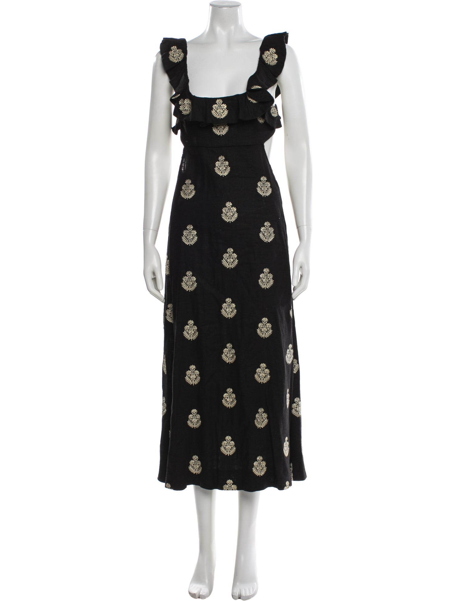 Rosewater House Linen Long Dress