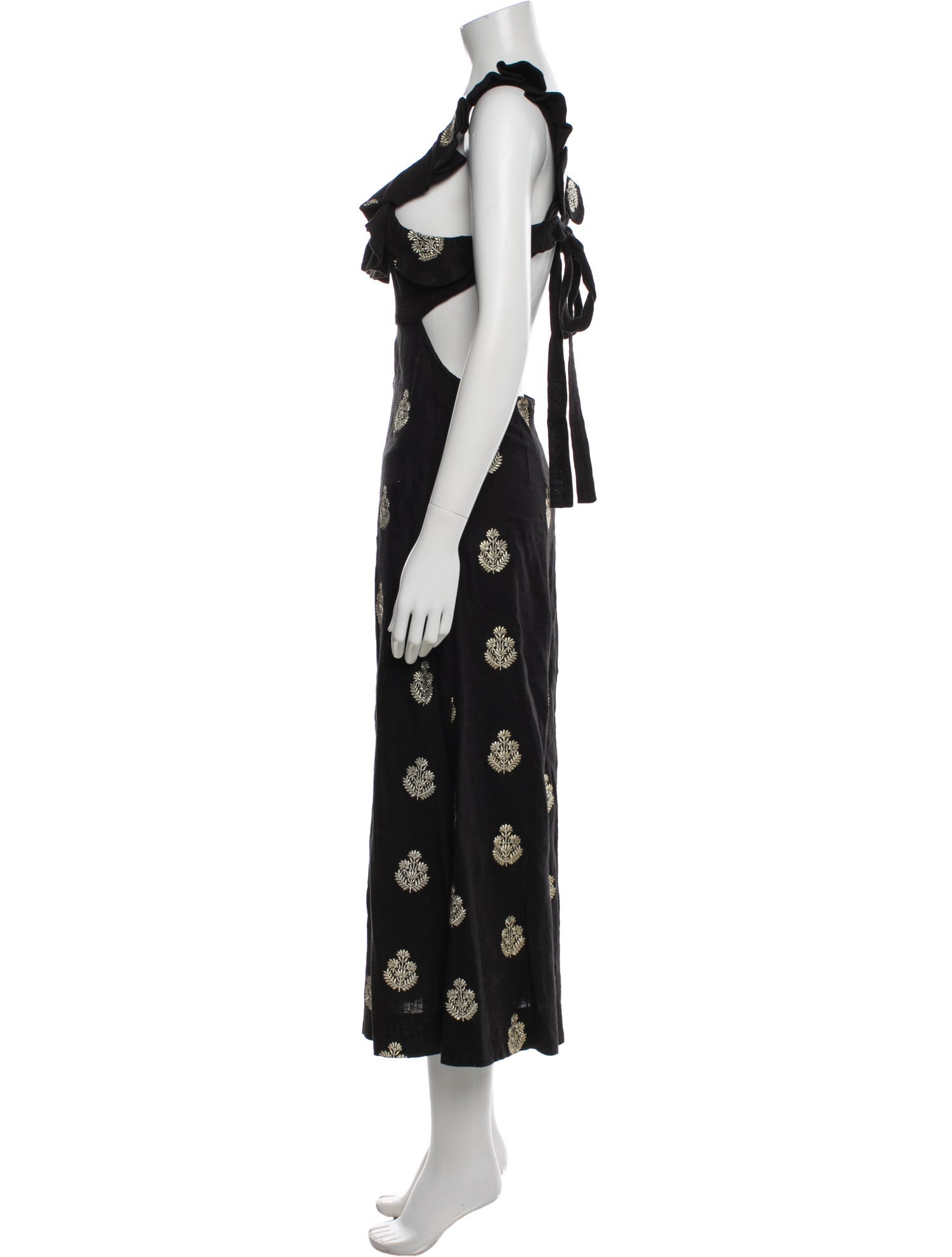 Rosewater House Linen Long Dress
