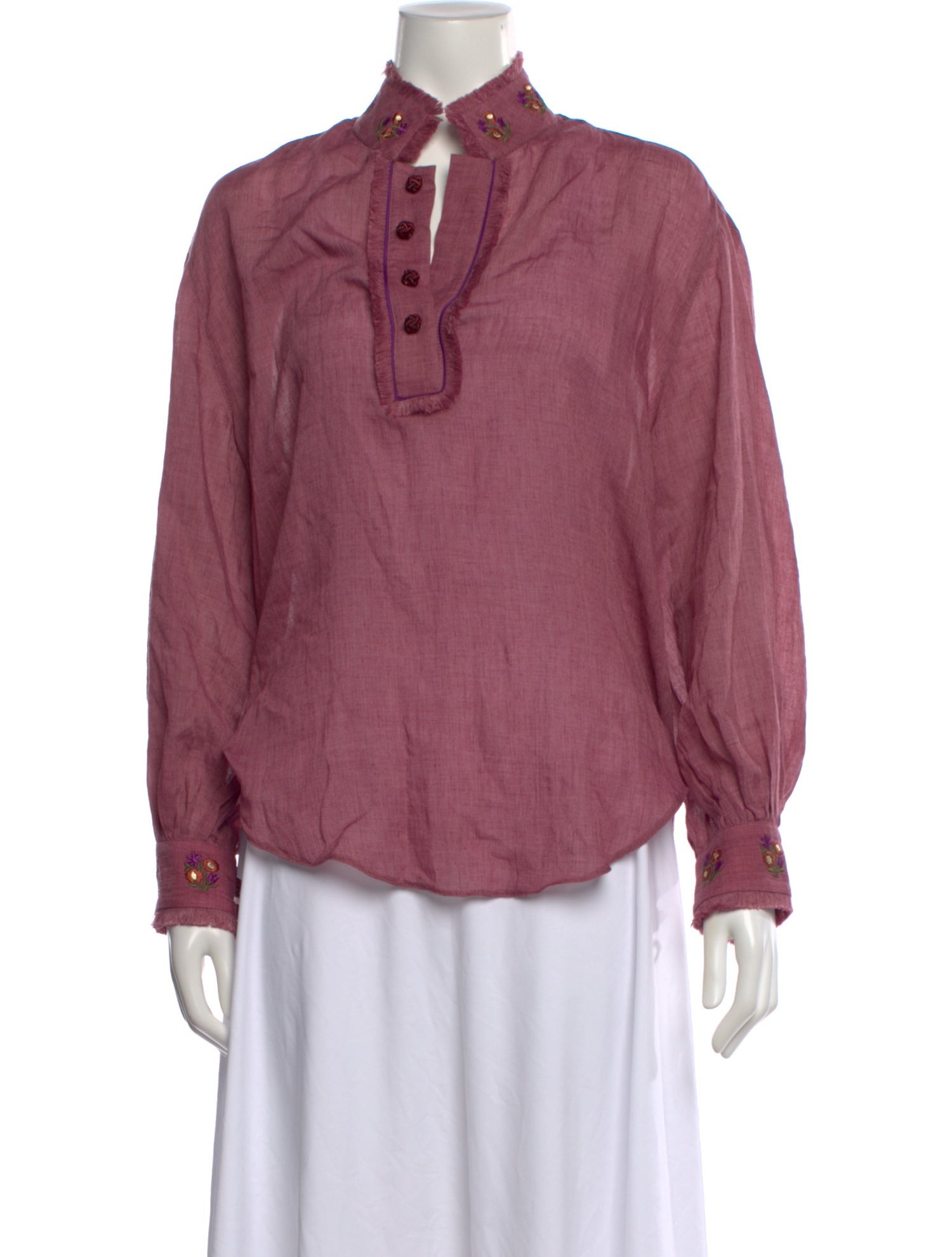 Rosewater House Long Sleeve Blouse