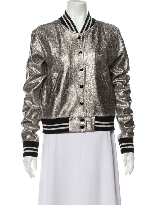 R13 Bomber Jacket Silver