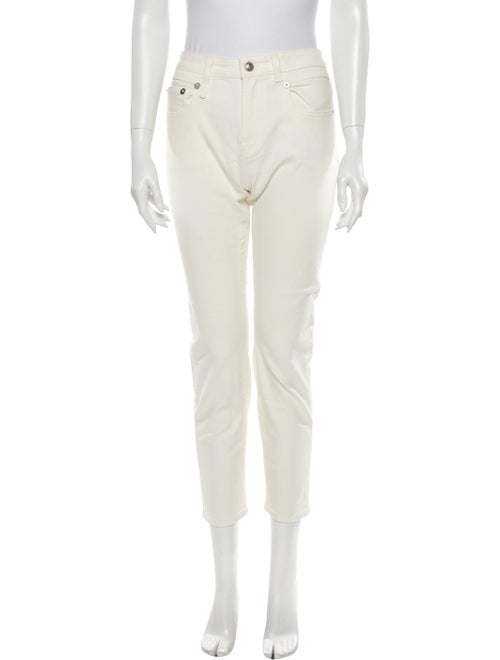 R13 Mid-Rise Straight Leg Jeans
