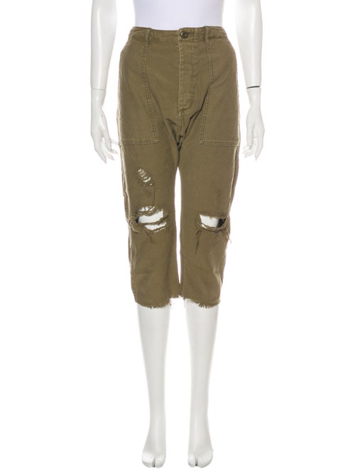 R13 Straight Leg Pants Green
