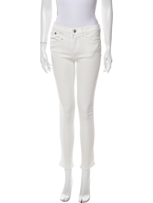 R13 Mid-Rise Straight Leg Jeans