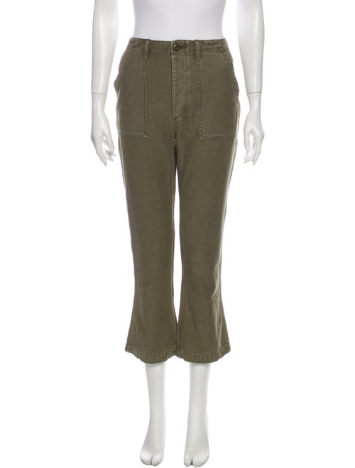 R13 Wide Leg Pants Green