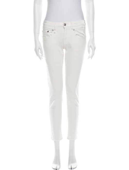 R13 Mid-Rise Straight Leg Jeans