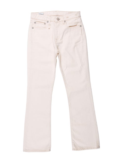 R13 Mid-Rise Straight Leg Jeans