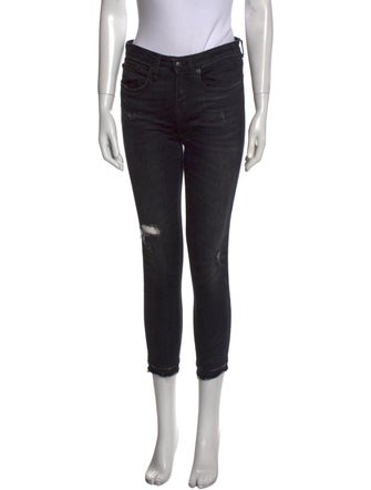 R13 Mid-Rise Skinny Leg Jeans