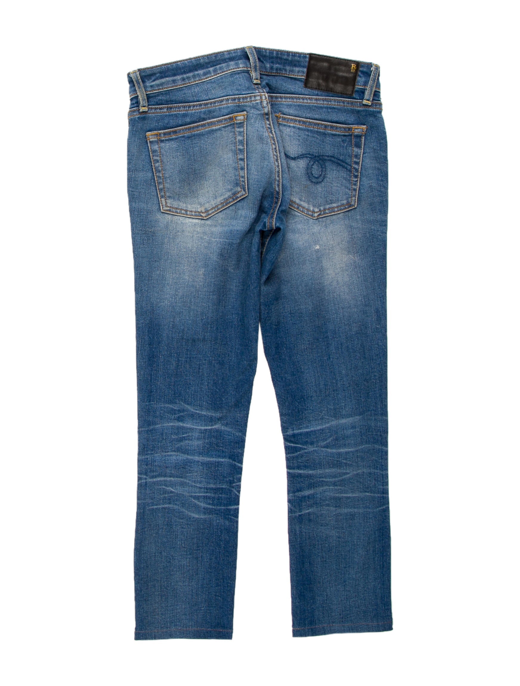 R13 Mid-Rise Skinny Leg Jeans