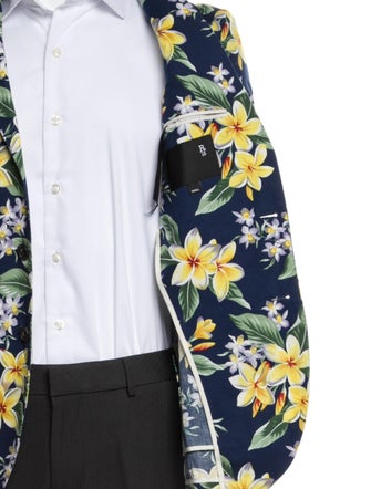 R13 Floral Print Blazer