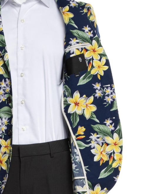 R13 Floral Print Blazer