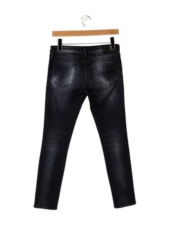 R13 Mid-Rise Skinny Leg Jeans