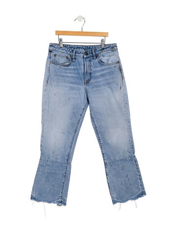 R13 Jeans Mid-Rise Straight Leg US 27 | S
