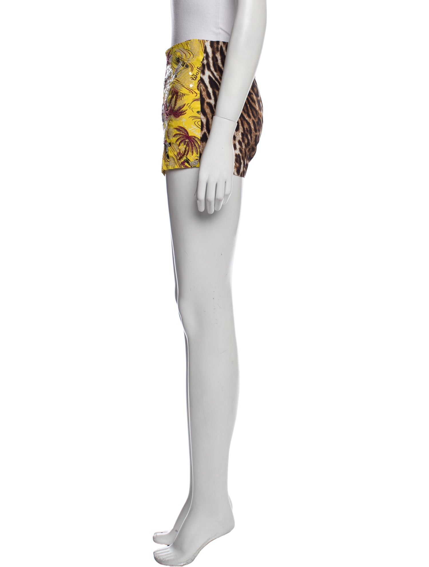 R13 Printed Mini Shorts w/ Tags