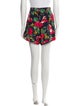 R13 Floral Print Mini Shorts