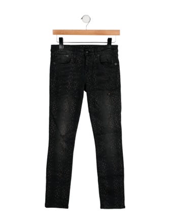 R13 Low-Rise Skinny Leg Jeans