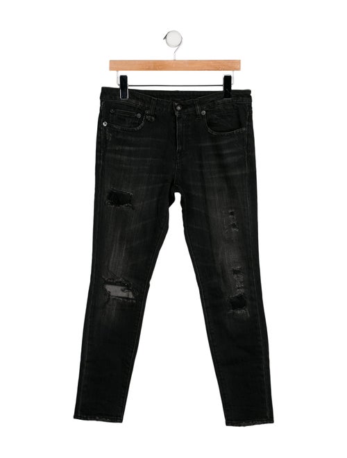 R13 Mid-Rise Skinny Leg Jeans