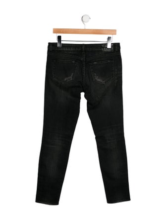 R13 Mid-Rise Skinny Leg Jeans