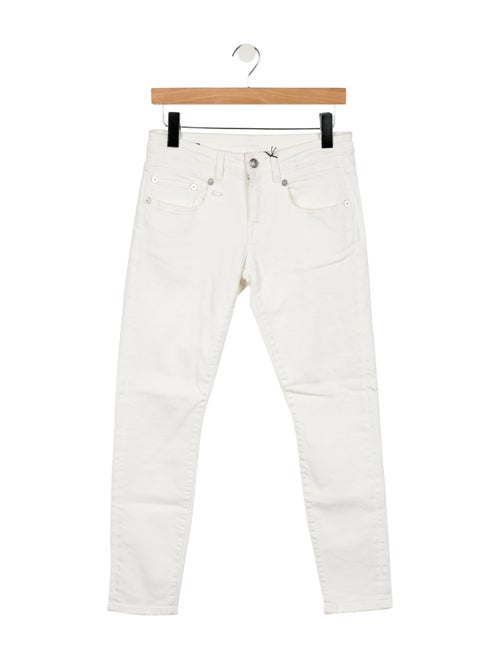 R13 Low-Rise Skinny Leg Jeans