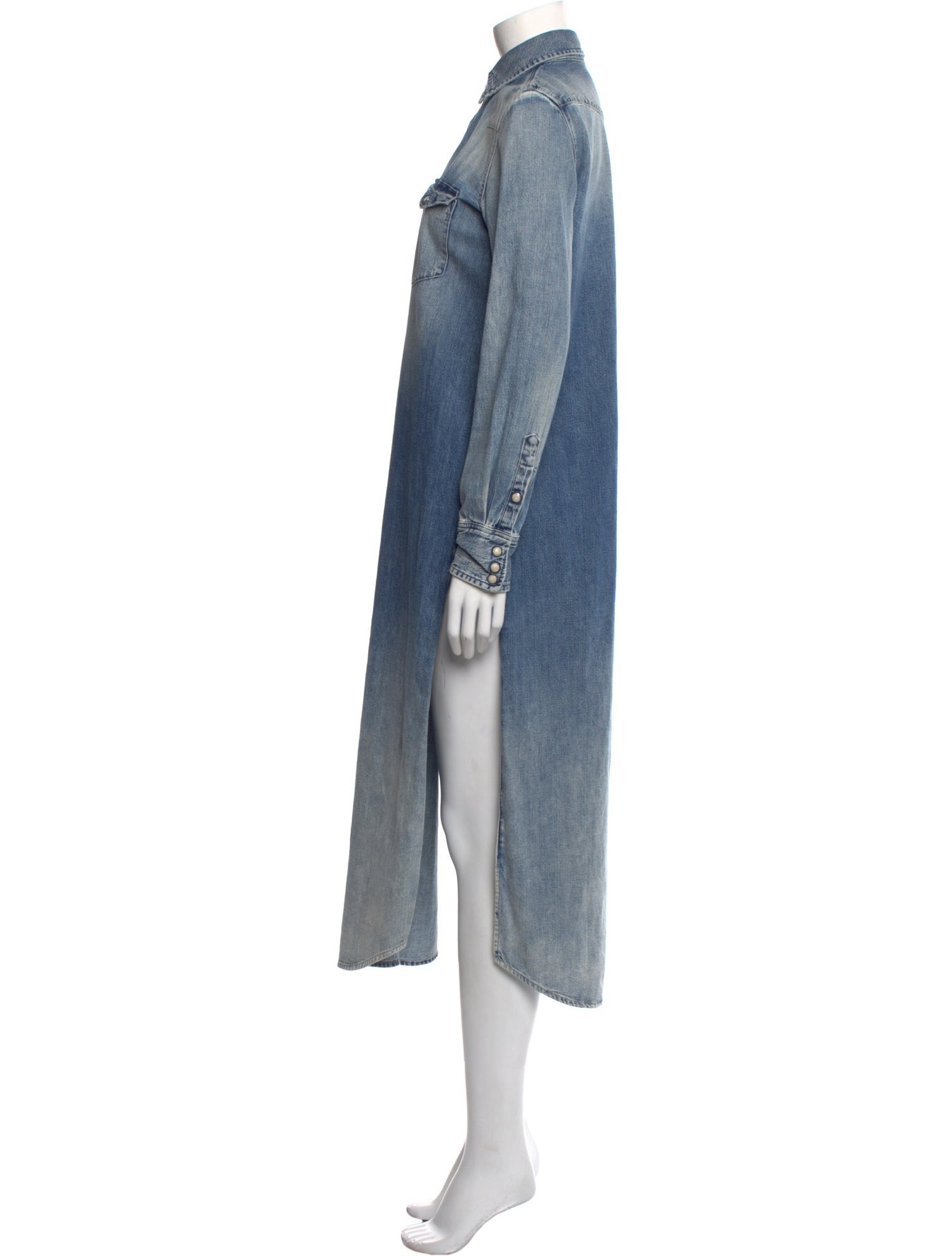 R13 Printed Long Dress