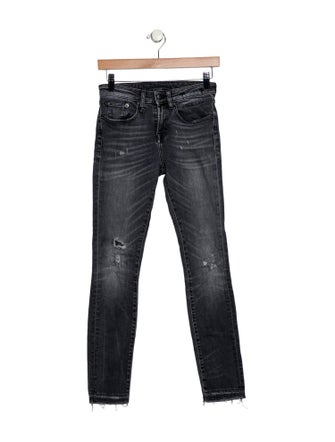 R13 Mid-Rise Skinny Leg Jeans