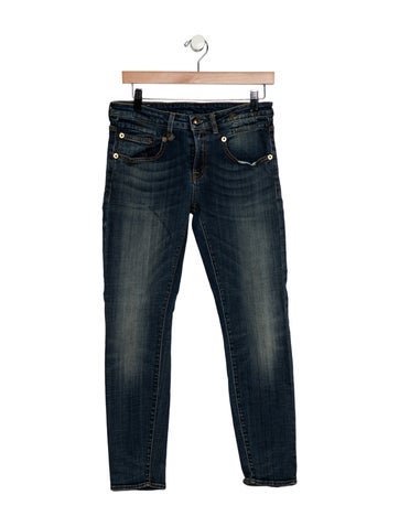 R13 Jeans Mid-Rise Skinny Leg US 27 | S