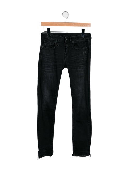 R13 Mid-Rise Skinny Leg Jeans