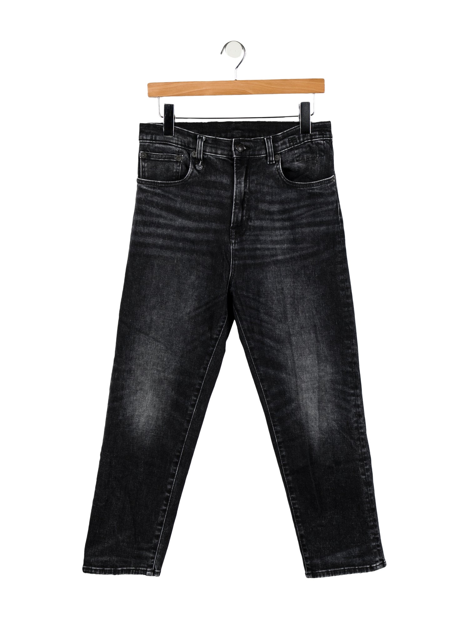 R13 High-Rise Straight Leg Jeans