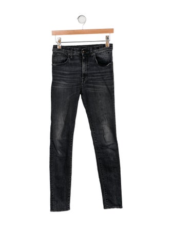 R13 Mid-Rise Skinny Leg Jeans