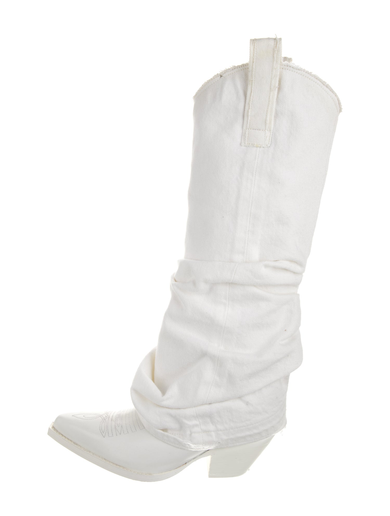 R13 Denim Sock Boots