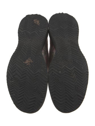 R13 Canvas Floral Print Combat Boots