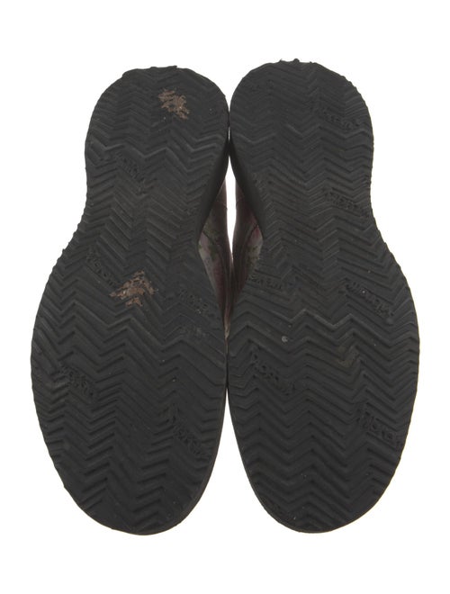 R13 Canvas Floral Print Combat Boots