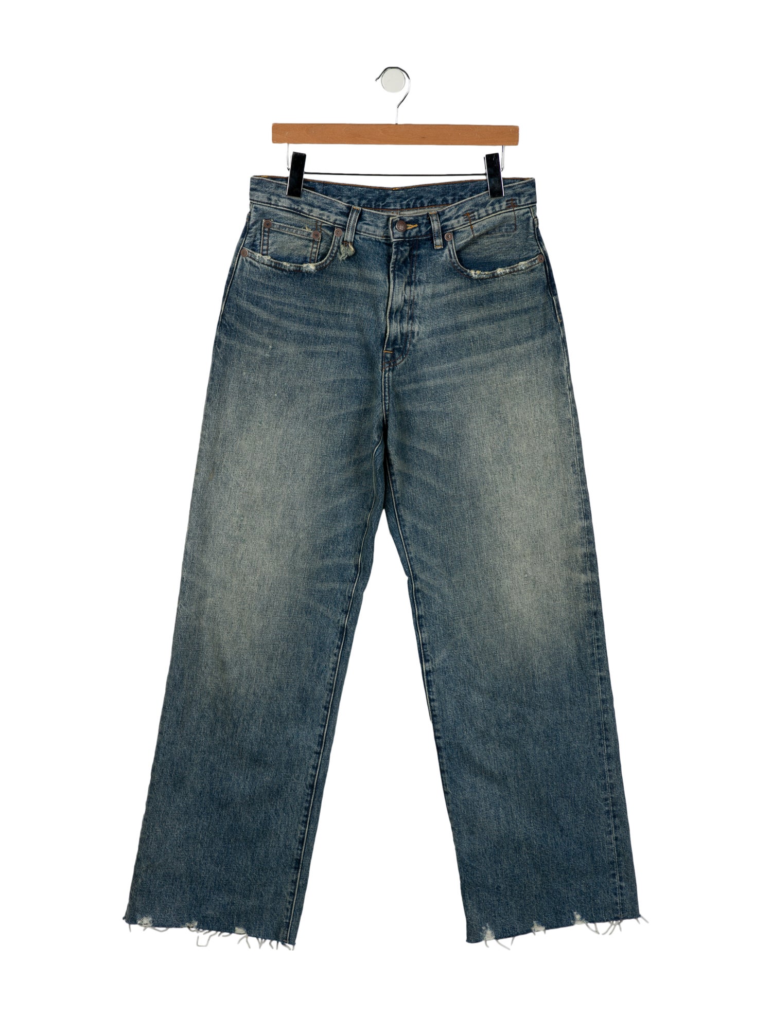R13 High-Rise Wide Leg Jeans