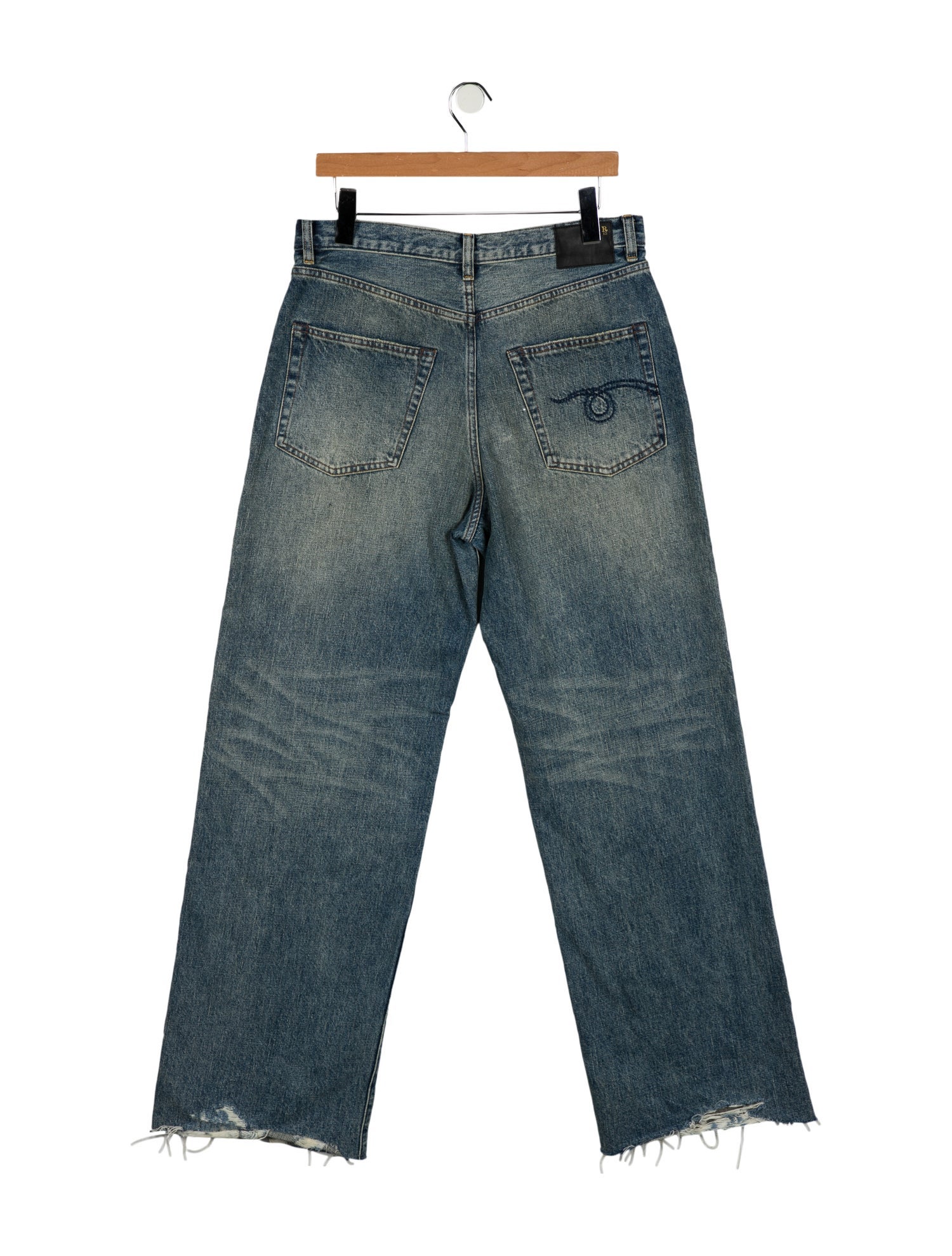 R13 High-Rise Wide Leg Jeans