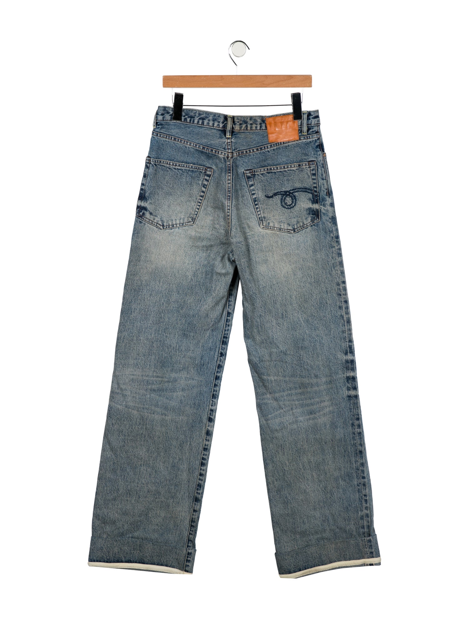 R13 High-Rise Wide Leg Jeans
