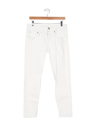 R13 Mid-Rise Skinny Leg Jeans