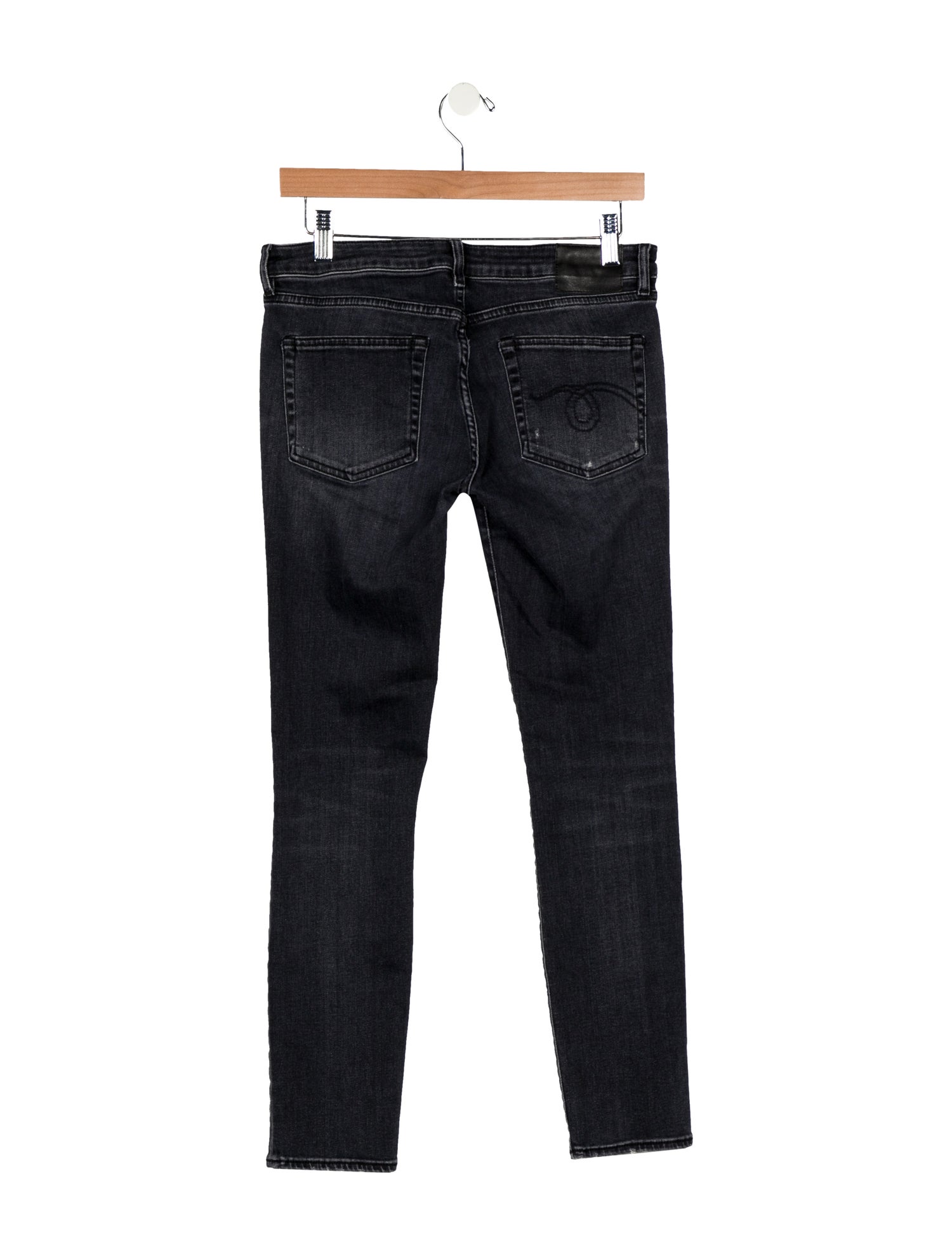 R13 Mid-Rise Skinny Leg Jeans