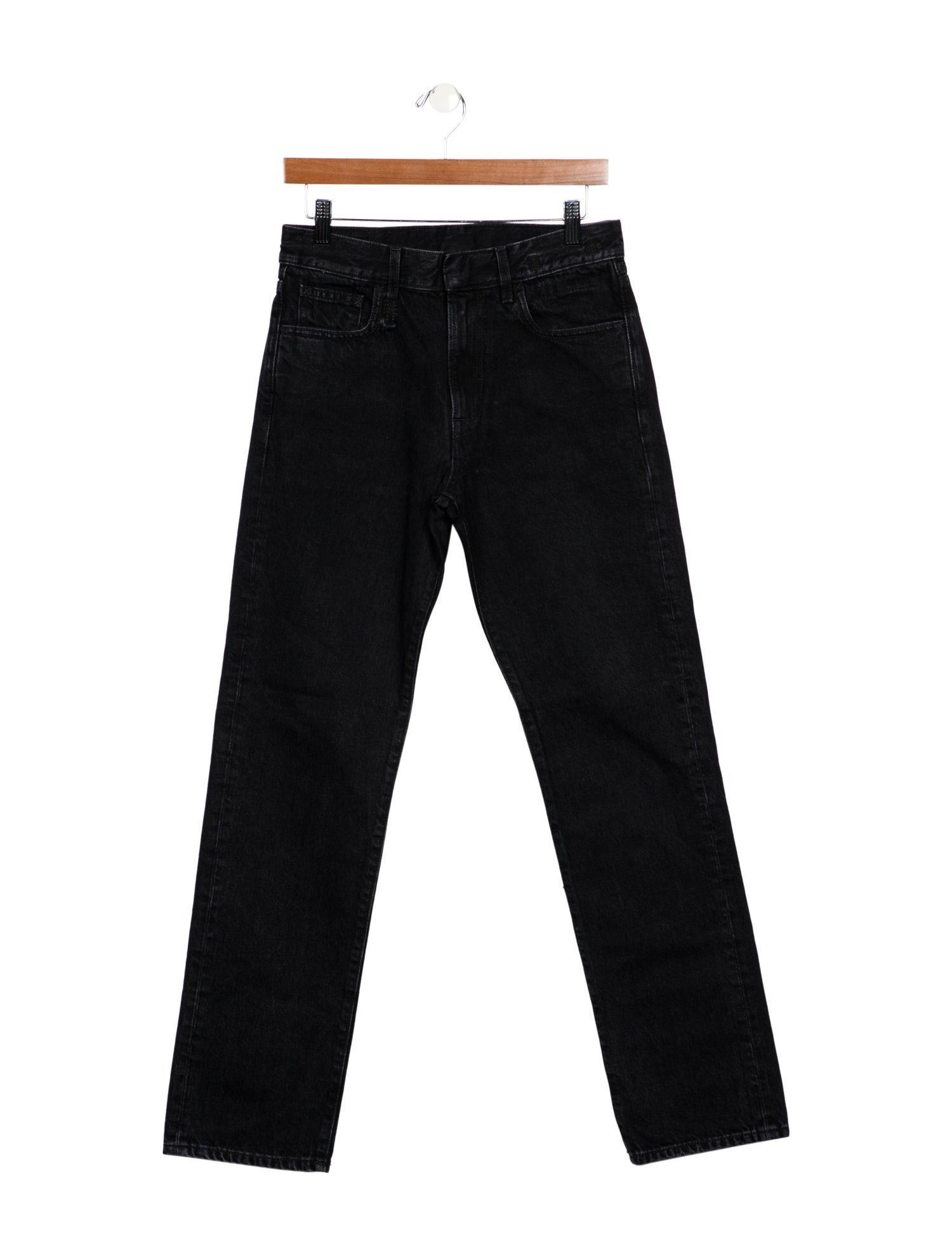 R13 Mid-Rise Straight Leg Jeans