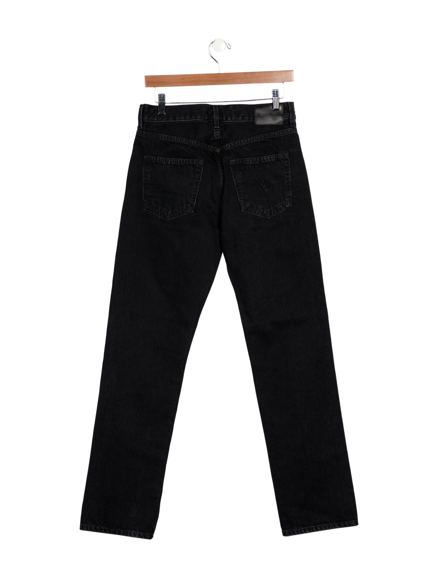 R13 Mid-Rise Straight Leg Jeans
