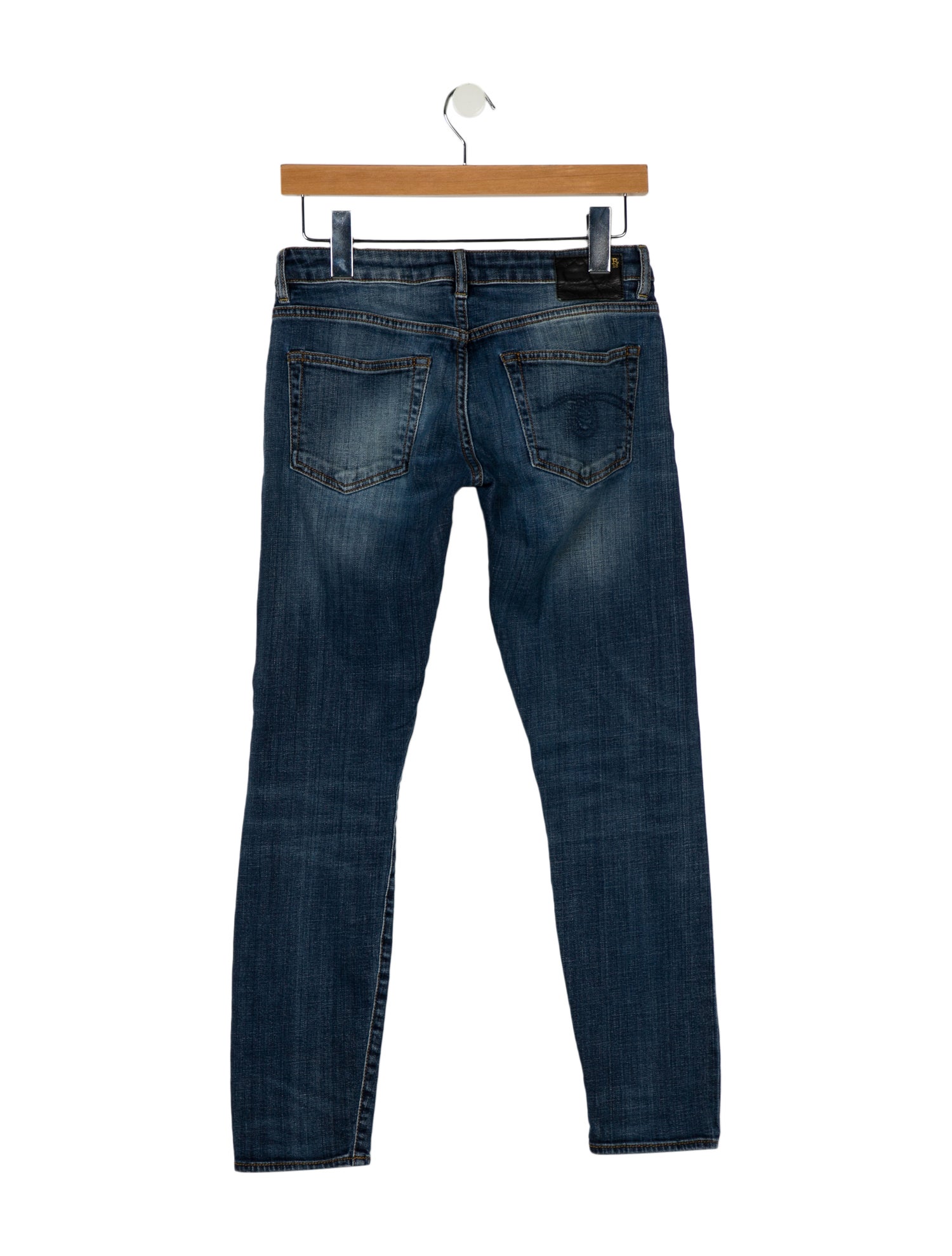 R13 Low-Rise Skinny Leg Jeans