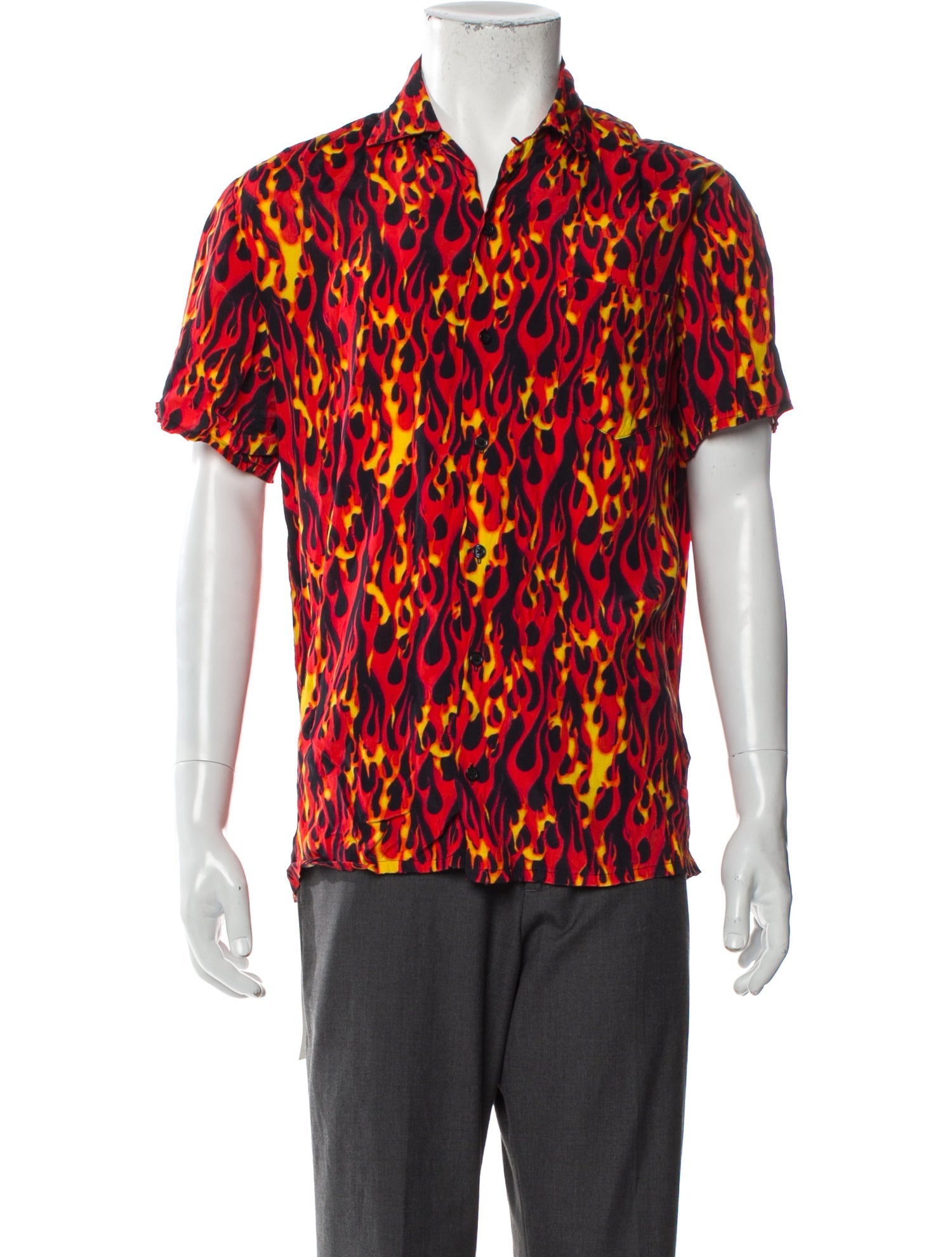 R13 Printed Short Sleeve Shirt