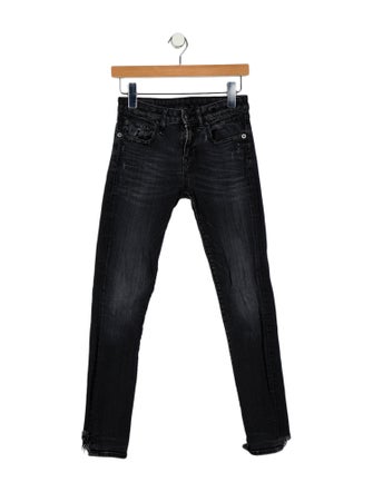 R13 Mid-Rise Skinny Leg Jeans